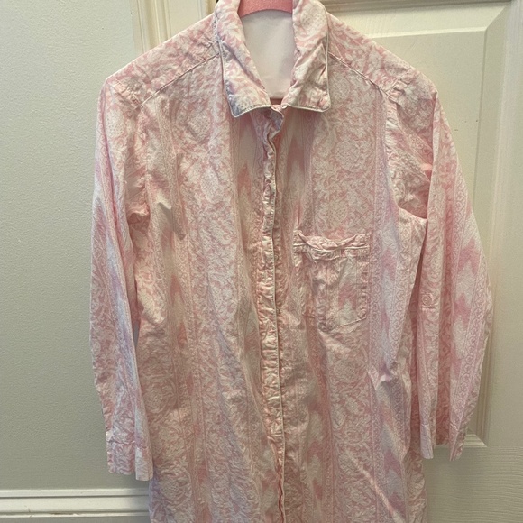 Julia Amory Husband Shirt Ballet Island Ikat - Picture 2 of 2